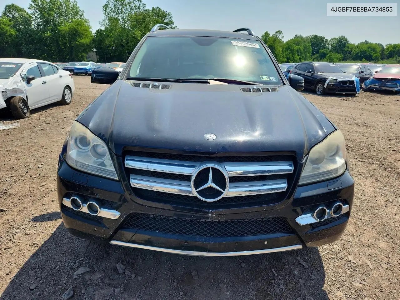 2011 Mercedes-Benz Gl 450 4Matic VIN: 4JGBF7BE8BA734855 Lot: 58805086