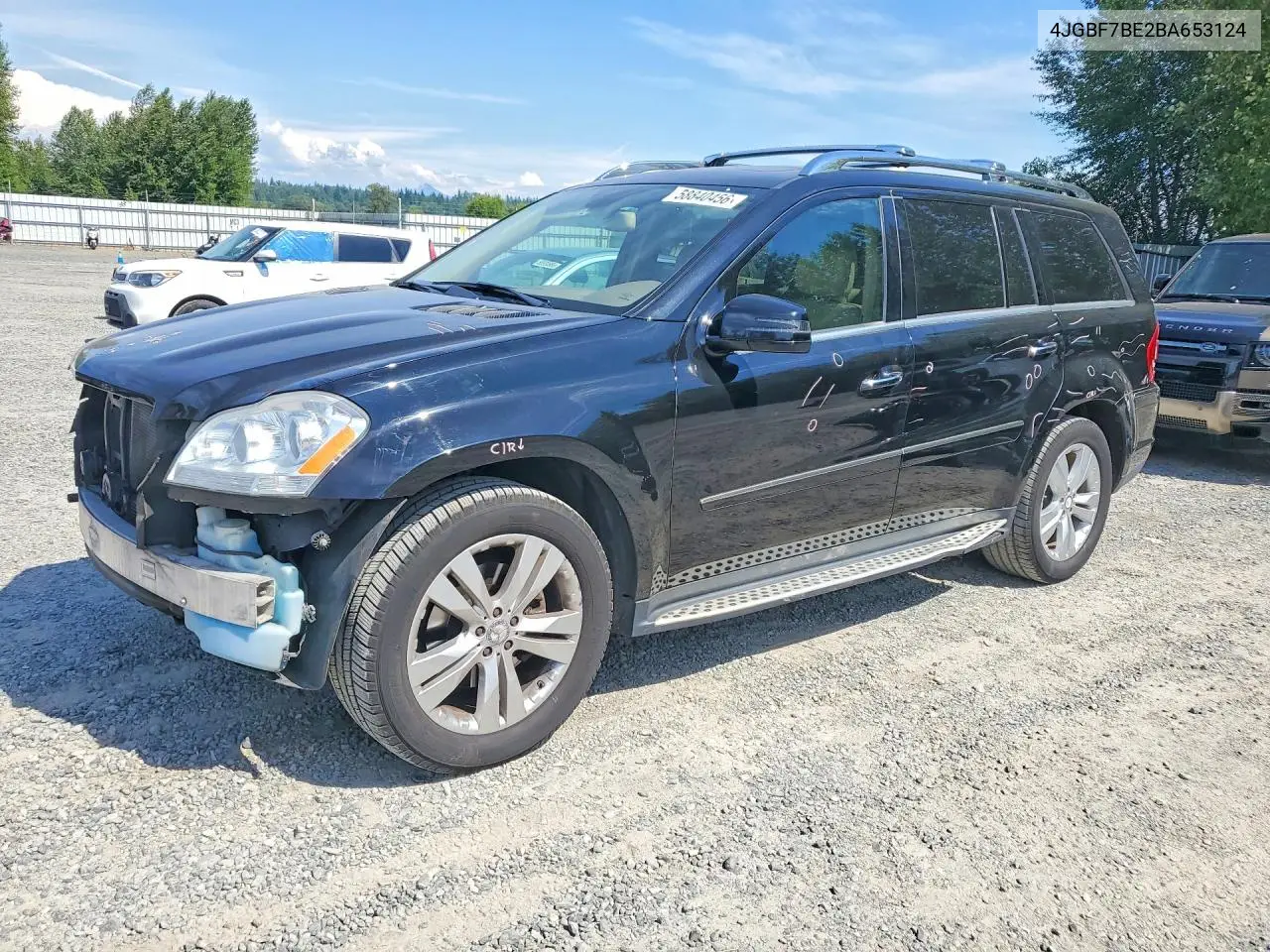 2011 Mercedes-Benz Gl 450 4Matic VIN: 4JGBF7BE2BA653124 Lot: 58840456