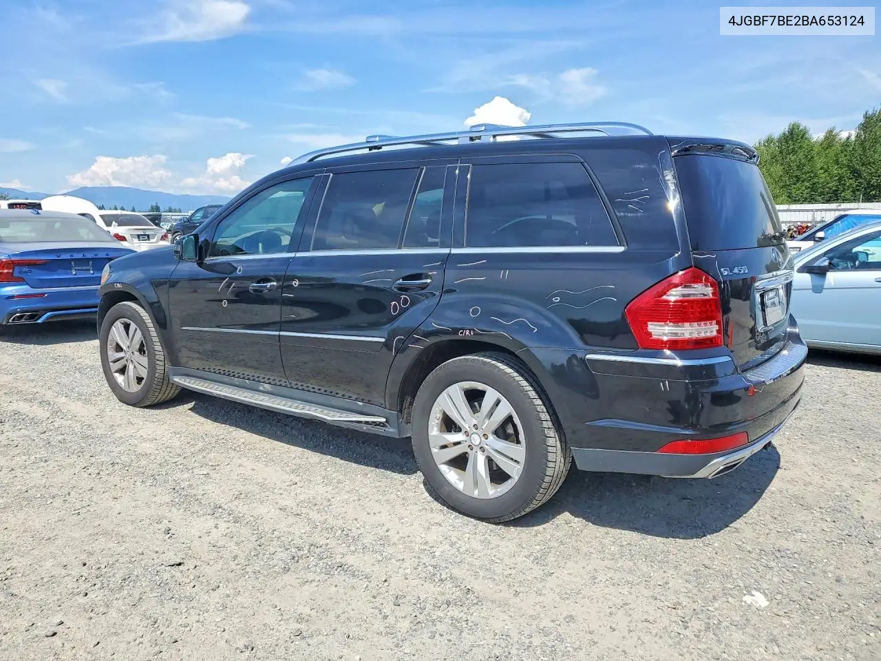 2011 Mercedes-Benz Gl 450 4Matic VIN: 4JGBF7BE2BA653124 Lot: 58840456