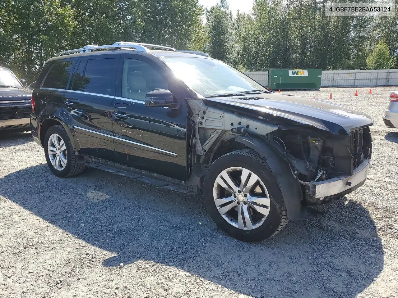 2011 Mercedes-Benz Gl 450 4Matic VIN: 4JGBF7BE2BA653124 Lot: 58840456