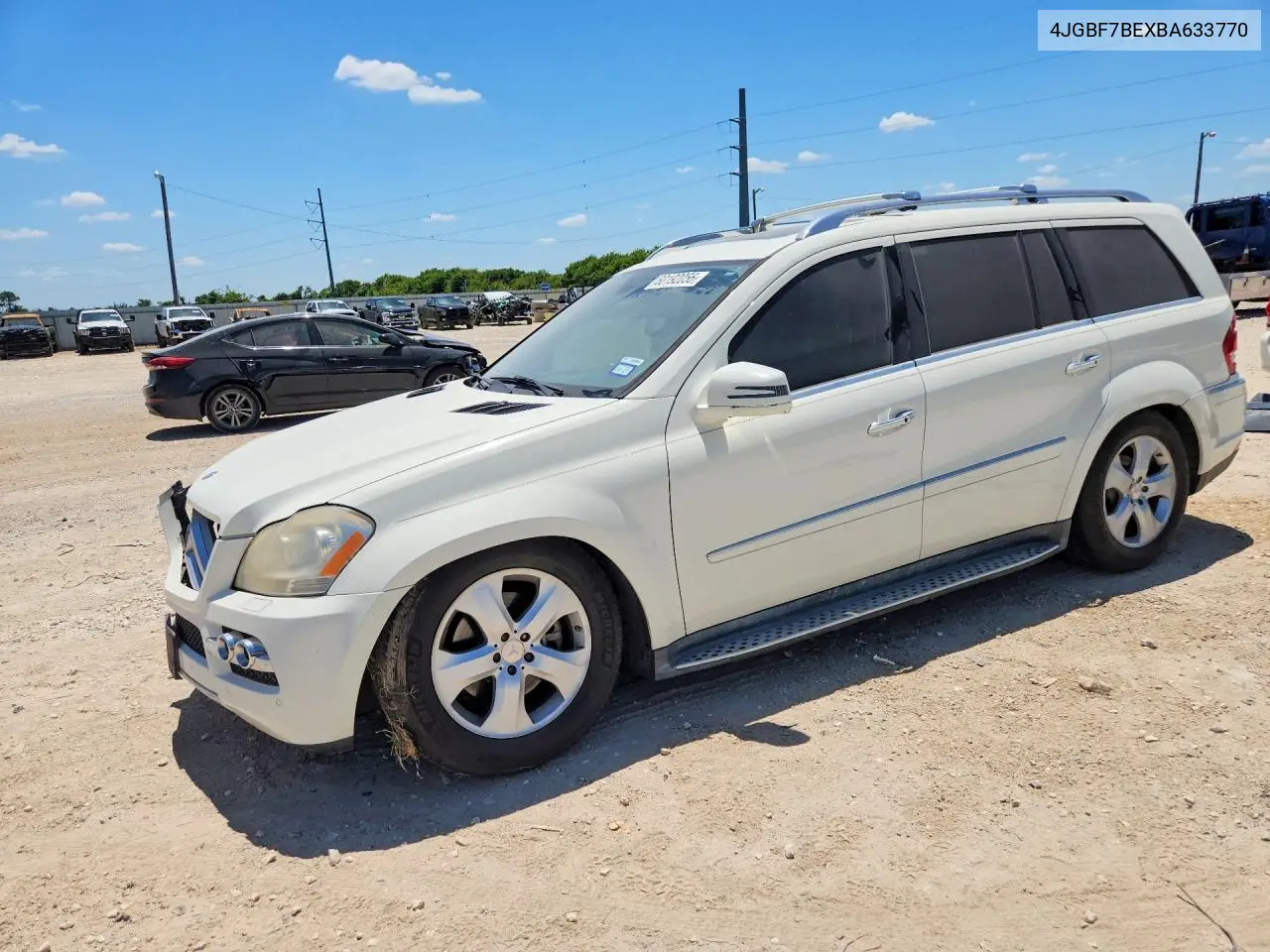 2011 Mercedes-Benz Gl 450 4Matic VIN: 4JGBF7BEXBA633770 Lot: 60192056