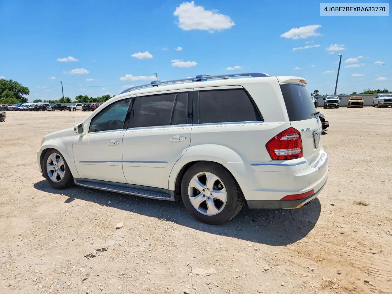 2011 Mercedes-Benz Gl 450 4Matic VIN: 4JGBF7BEXBA633770 Lot: 60192056