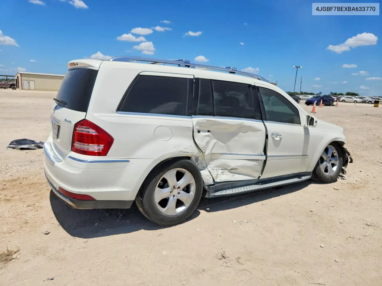 2011 Mercedes-Benz Gl 450 4Matic VIN: 4JGBF7BEXBA633770 Lot: 60192056