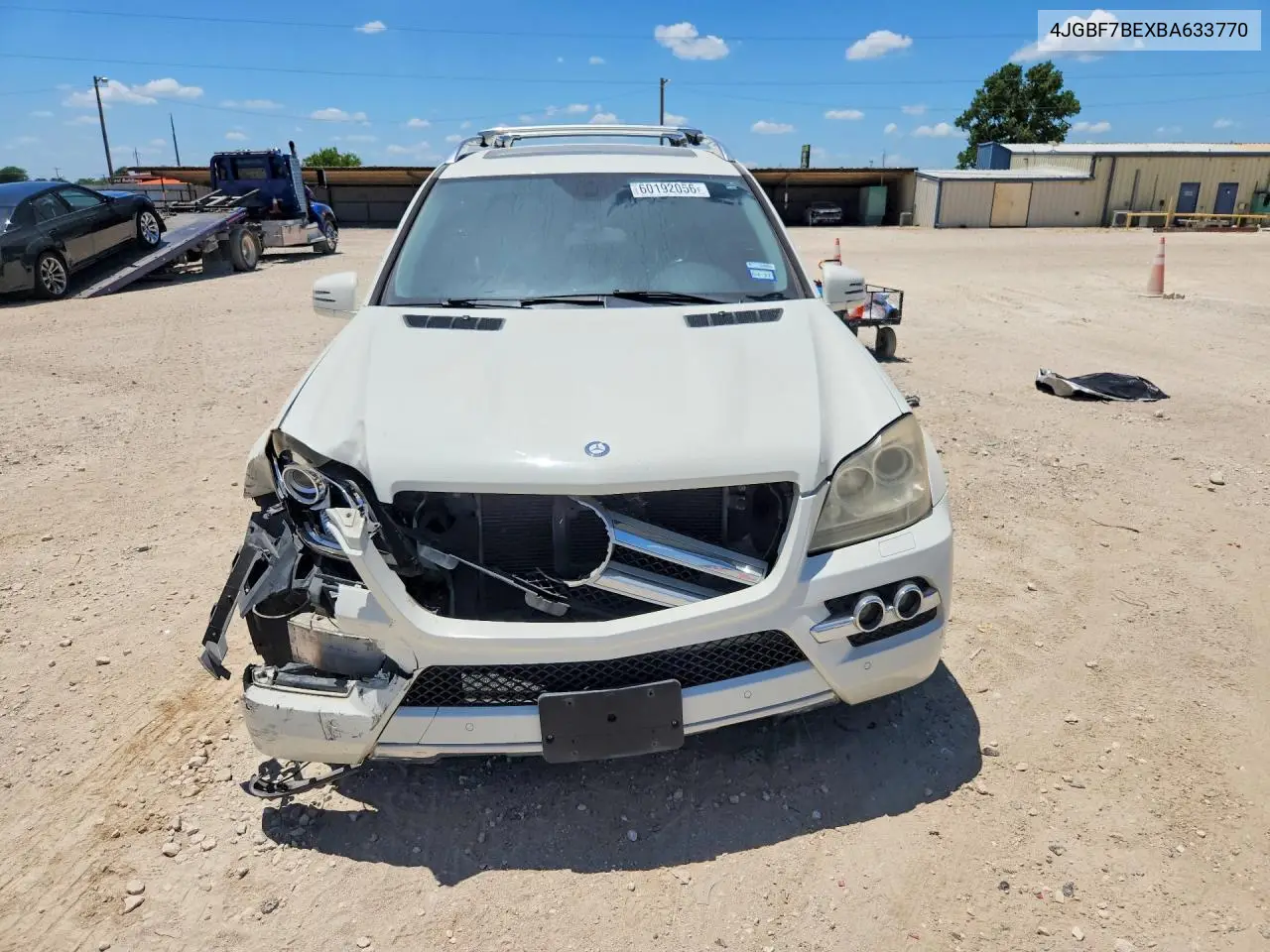 2011 Mercedes-Benz Gl 450 4Matic VIN: 4JGBF7BEXBA633770 Lot: 60192056