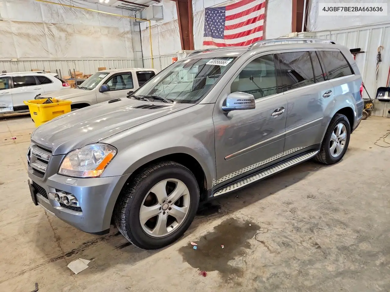 2011 Mercedes-Benz Gl 450 4Matic VIN: 4JGBF7BE2BA663636 Lot: 60956666