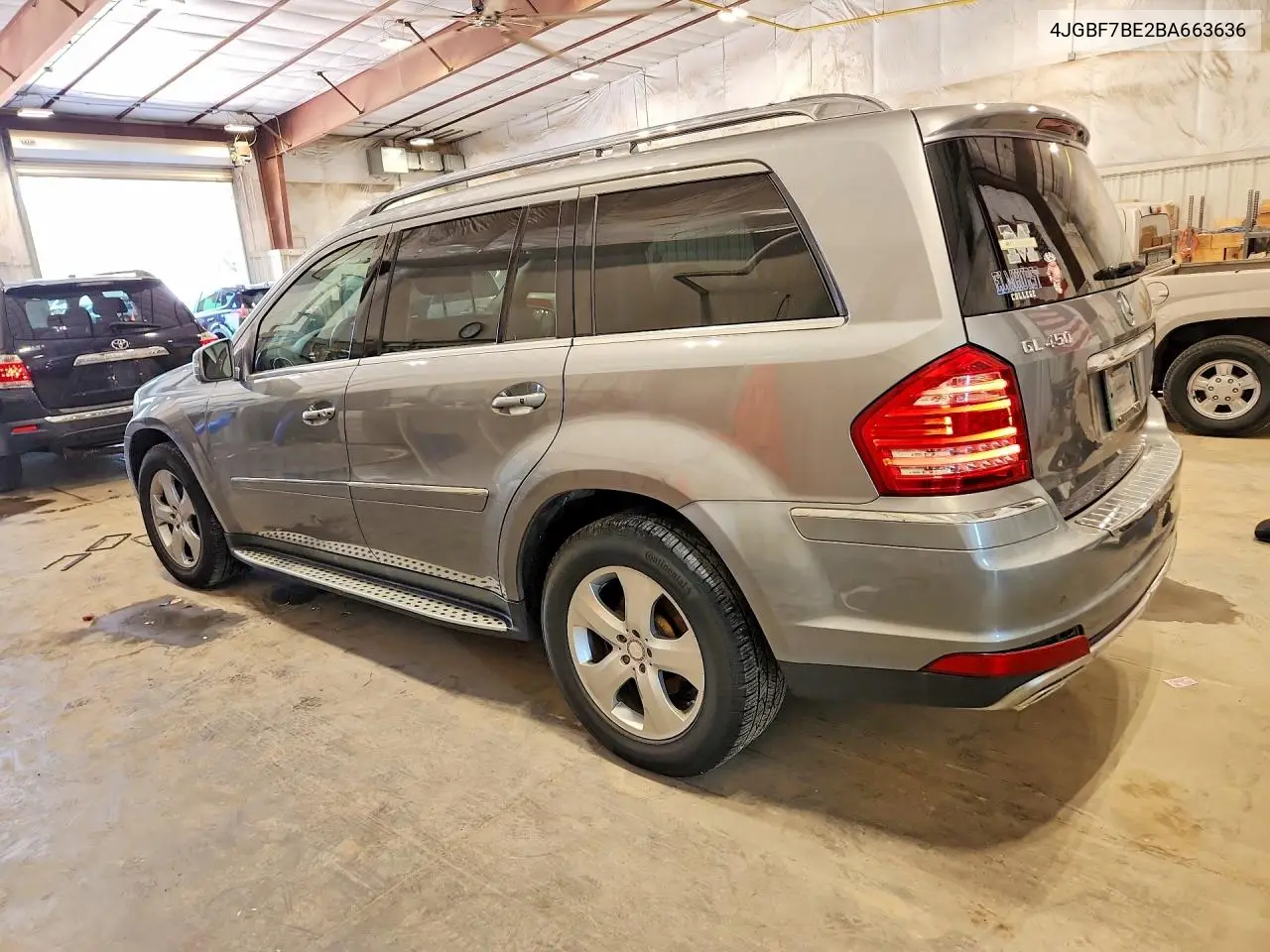 2011 Mercedes-Benz Gl 450 4Matic VIN: 4JGBF7BE2BA663636 Lot: 60956666