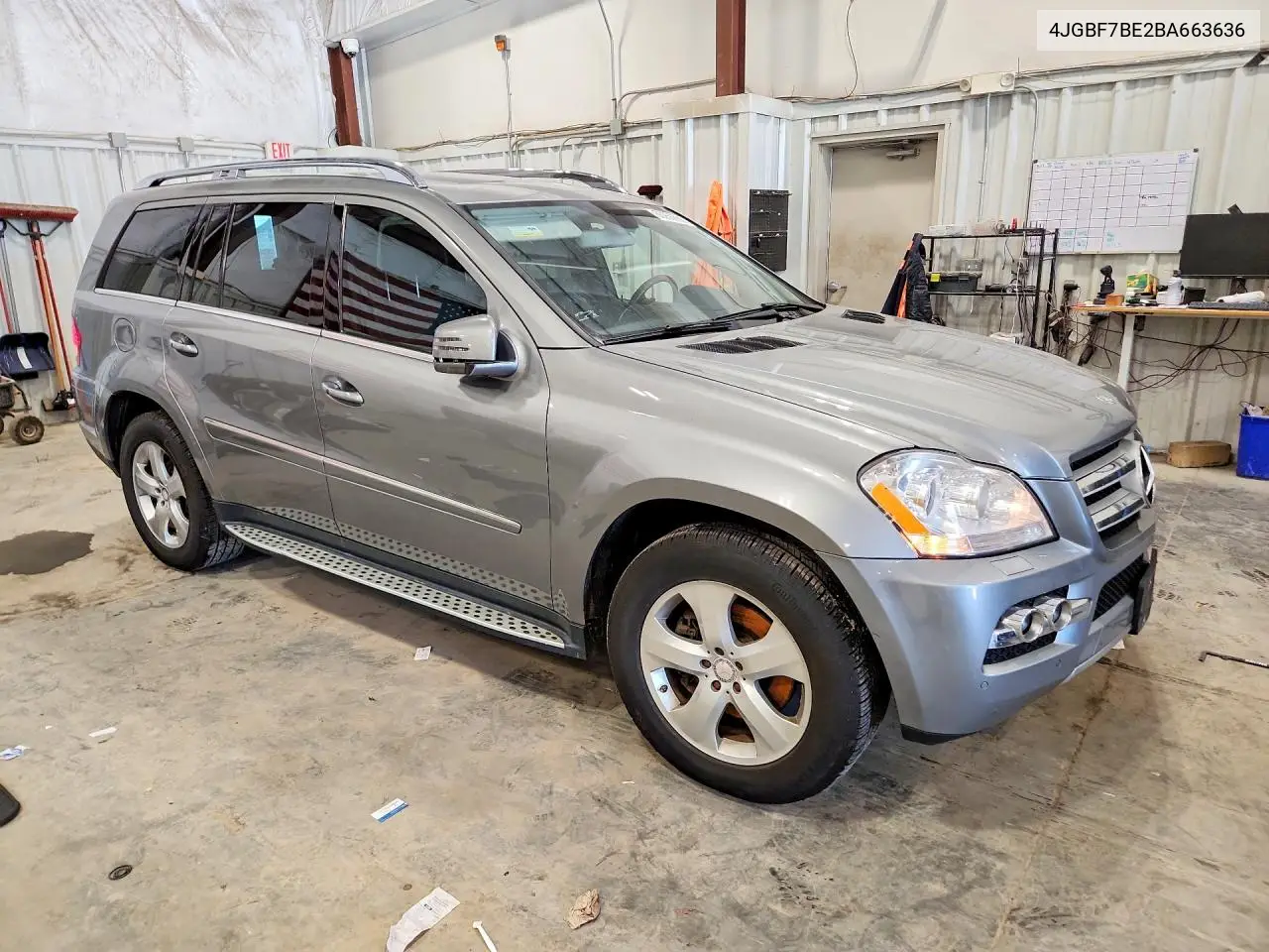 2011 Mercedes-Benz Gl 450 4Matic VIN: 4JGBF7BE2BA663636 Lot: 60956666