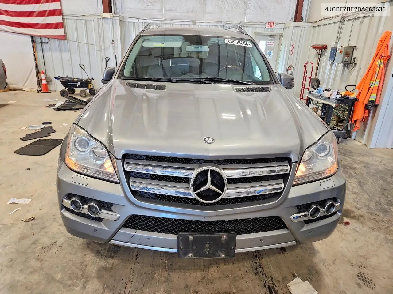 2011 Mercedes-Benz Gl 450 4Matic VIN: 4JGBF7BE2BA663636 Lot: 60956666