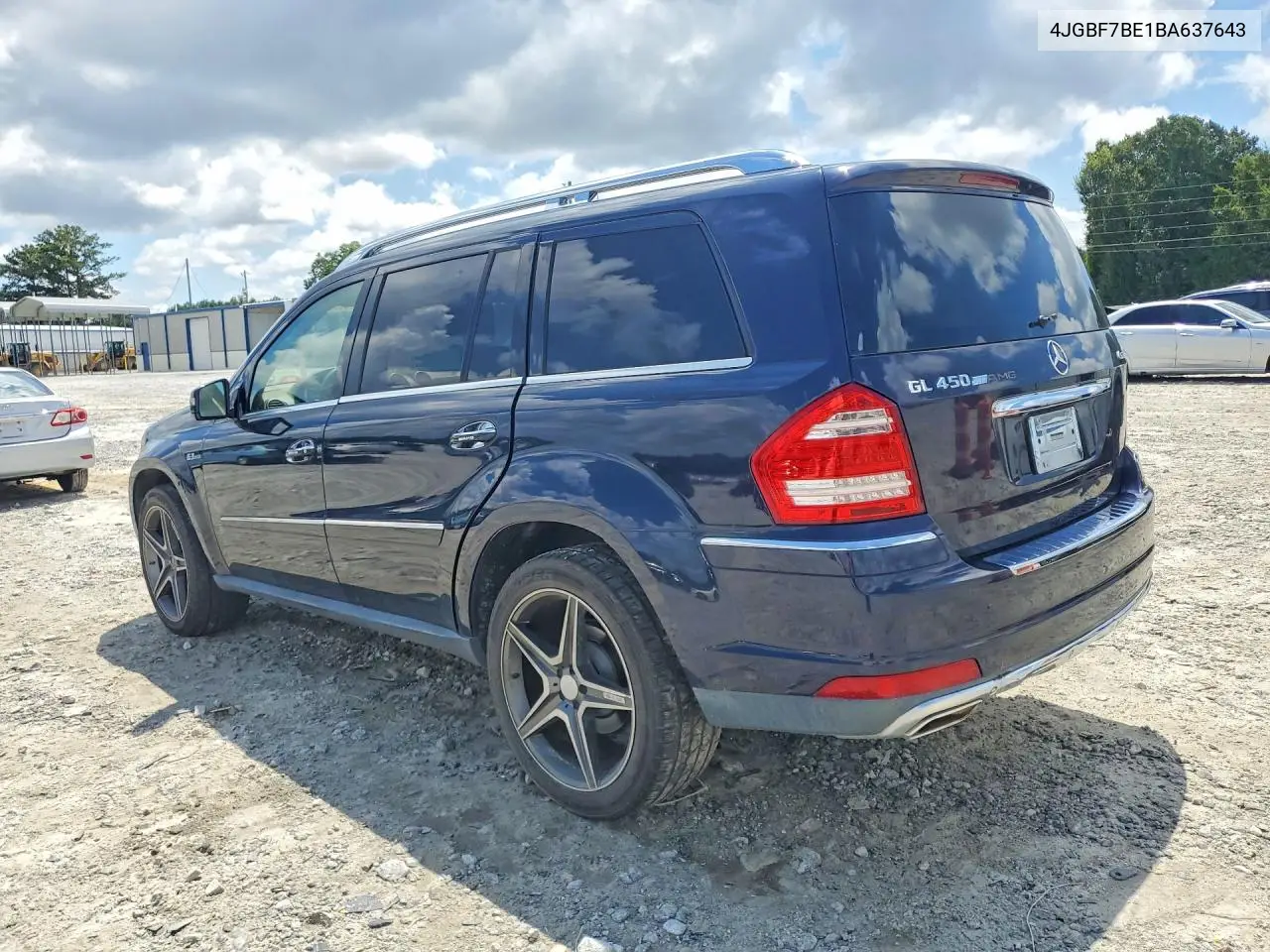 2011 Mercedes-Benz Gl450 VIN: 4JGBF7BE1BA637643 Lot: 61343556