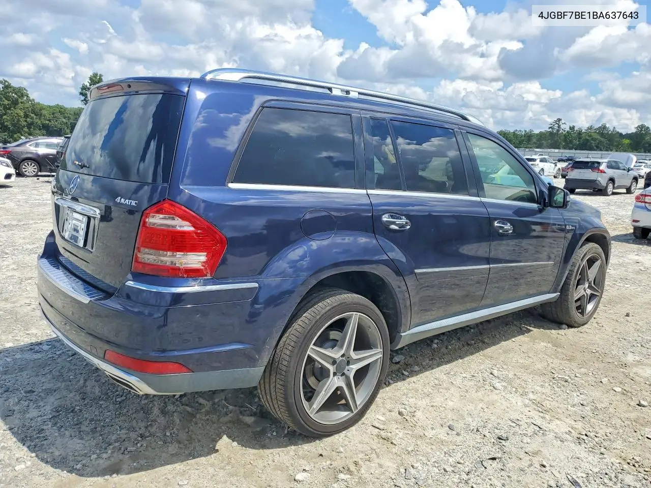 2011 Mercedes-Benz Gl450 VIN: 4JGBF7BE1BA637643 Lot: 61343556