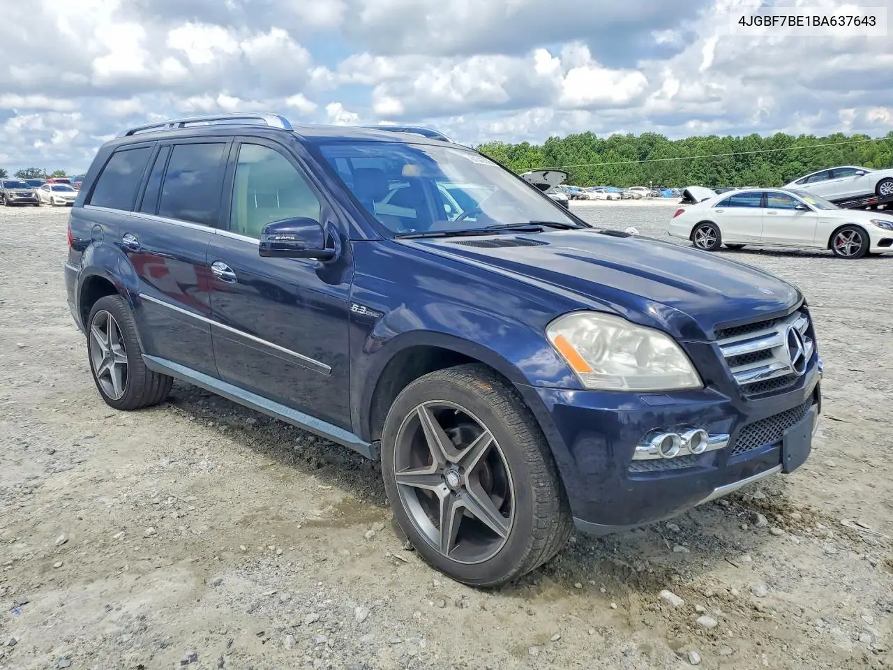 2011 Mercedes-Benz Gl450 VIN: 4JGBF7BE1BA637643 Lot: 61343556
