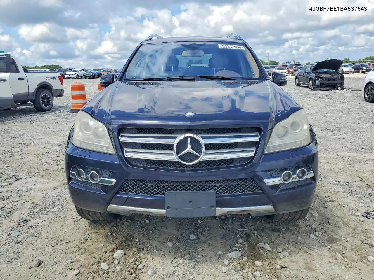 2011 Mercedes-Benz Gl450 VIN: 4JGBF7BE1BA637643 Lot: 61343556