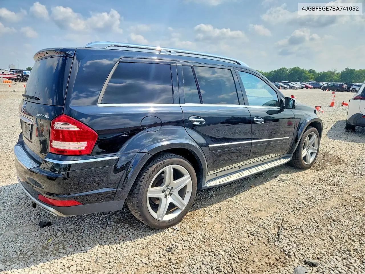 2011 Mercedes-Benz Gl 550 4Matic VIN: 4JGBF8GE7BA741052 Lot: 61422556