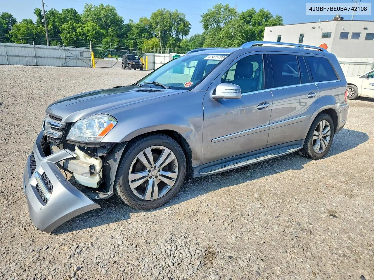 2011 Mercedes-Benz Gl 450 4Matic VIN: 4JGBF7BE0BA742108 Lot: 61435786