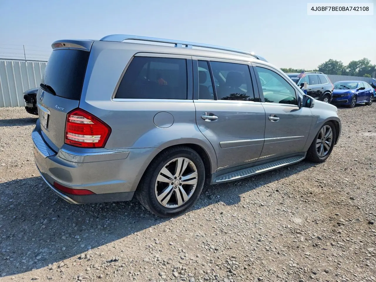 2011 Mercedes-Benz Gl 450 4Matic VIN: 4JGBF7BE0BA742108 Lot: 61435786