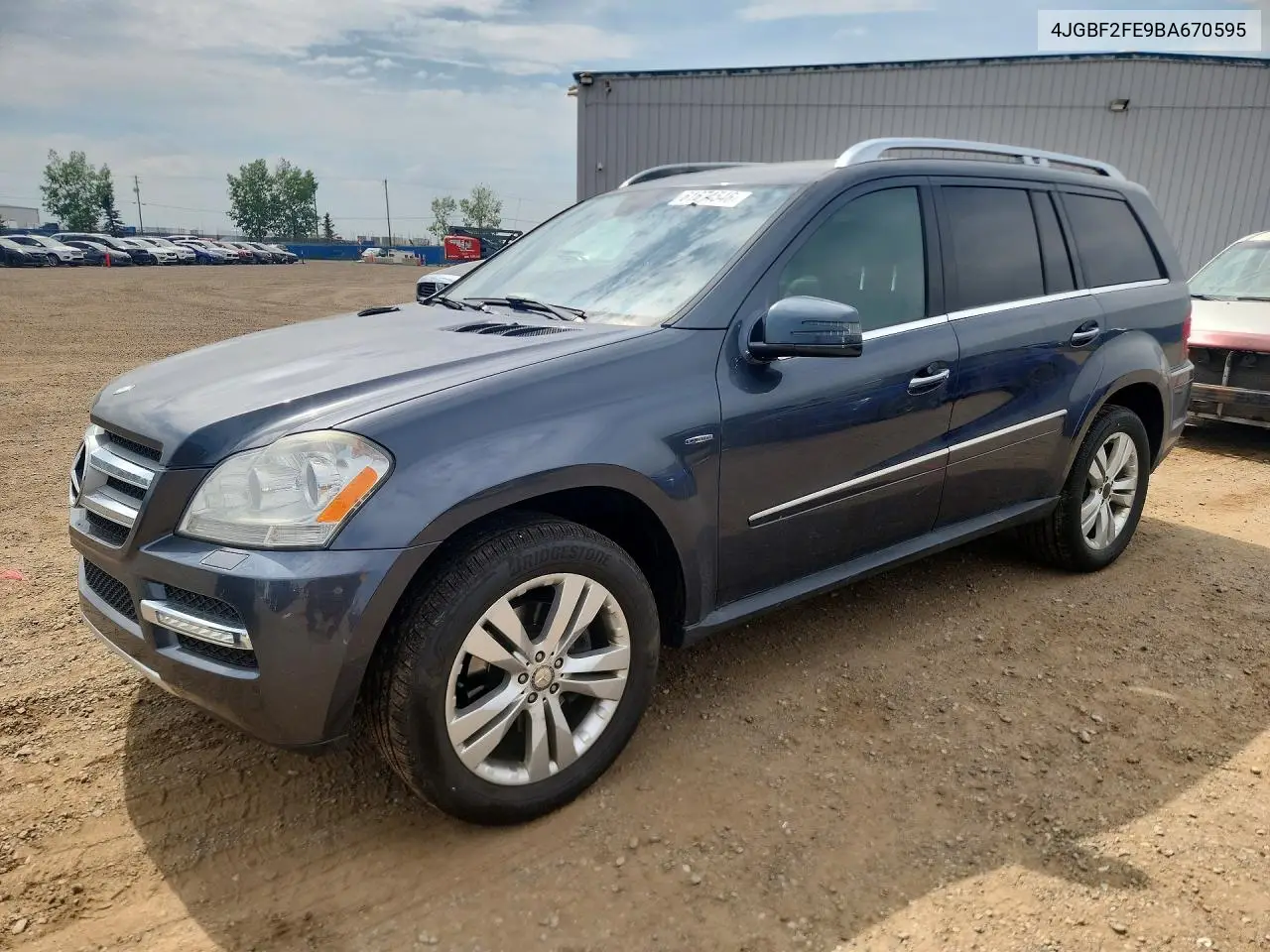 2011 Mercedes-Benz Gl 350 Bluetec VIN: 4JGBF2FE9BA670595 Lot: 61674546