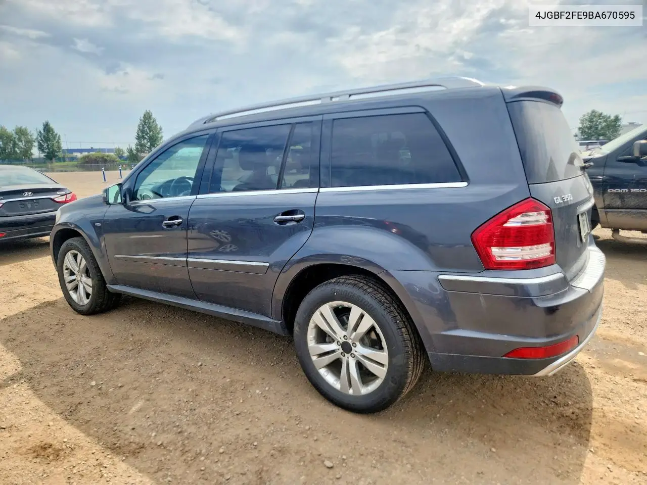 2011 Mercedes-Benz Gl 350 Bluetec VIN: 4JGBF2FE9BA670595 Lot: 61674546