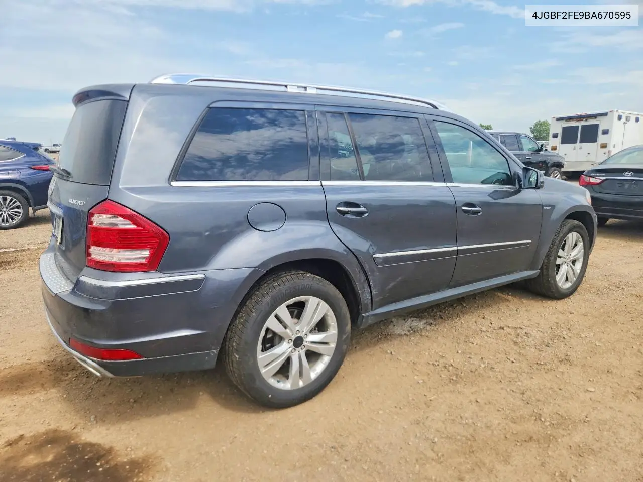 2011 Mercedes-Benz Gl 350 Bluetec VIN: 4JGBF2FE9BA670595 Lot: 61674546