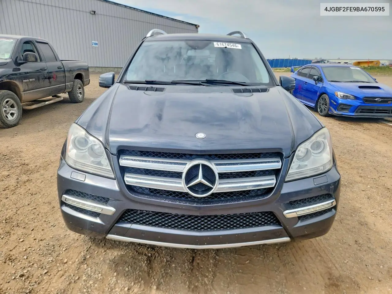 2011 Mercedes-Benz Gl 350 Bluetec VIN: 4JGBF2FE9BA670595 Lot: 61674546