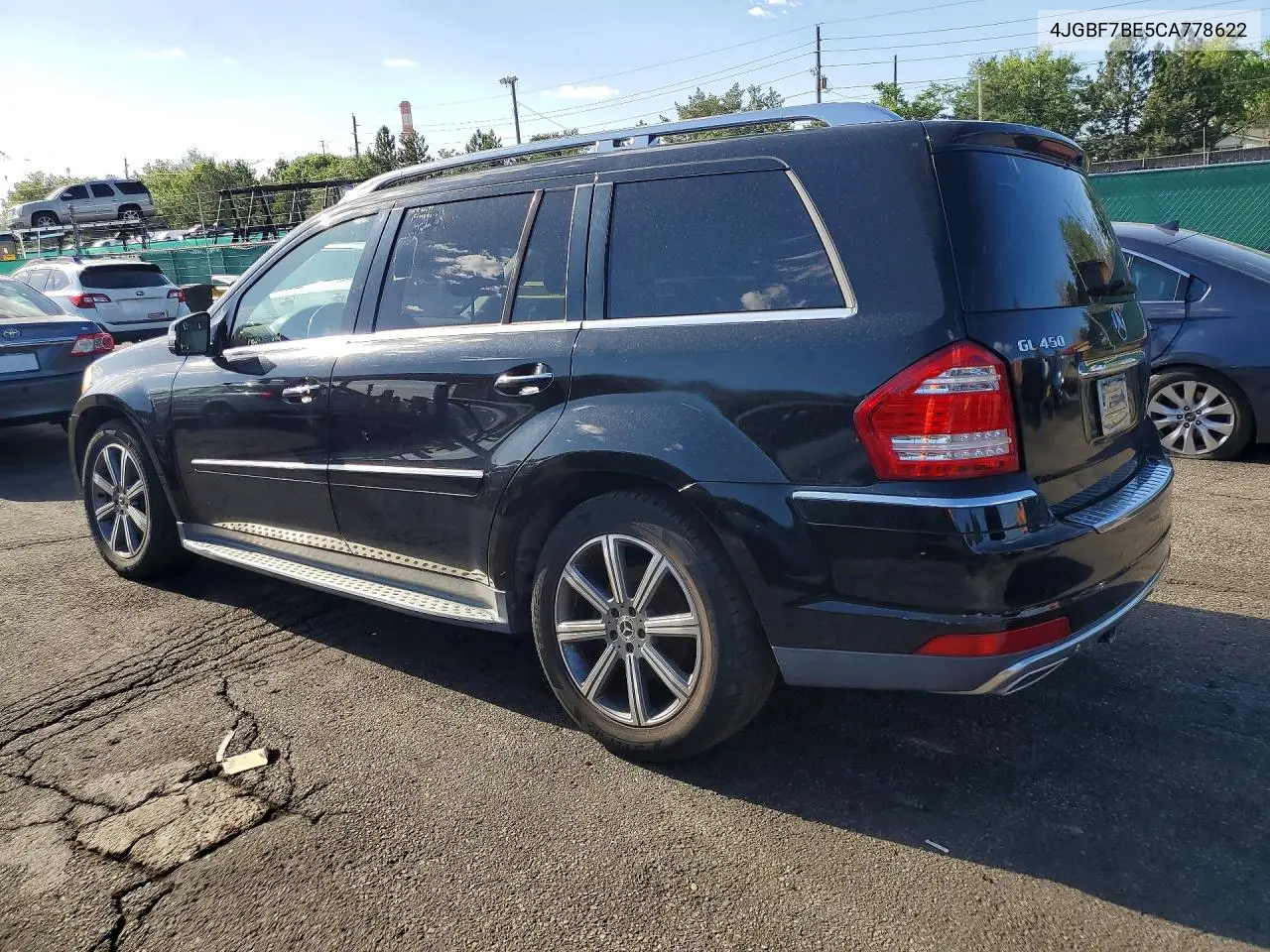 2012 Mercedes-Benz Gl 450 4Matic VIN: 4JGBF7BE5CA778622 Lot: 57012746