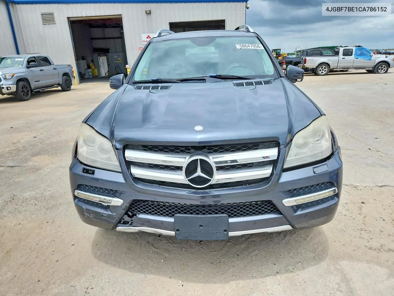 2012 Mercedes-Benz Gl 450 4Matic VIN: 4JGBF7BE1CA786152 Lot: 58647056