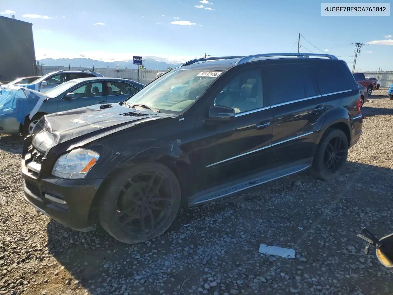 2012 Mercedes-Benz Gl 450 4Matic VIN: 4JGBF7BE9CA765842 Lot: 59170466