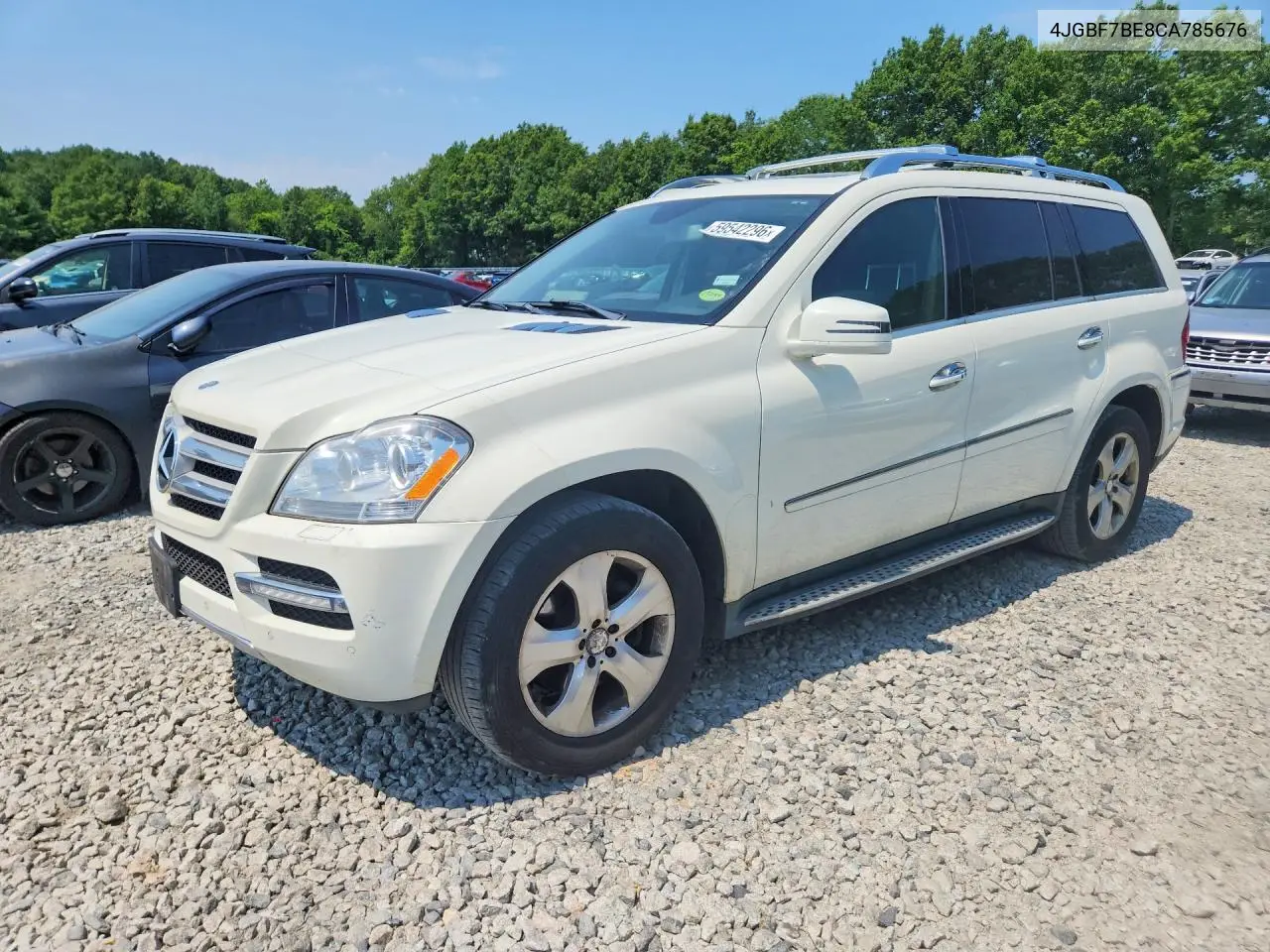 2012 Mercedes-Benz Gl 450 4Matic VIN: 4JGBF7BE8CA785676 Lot: 59542296