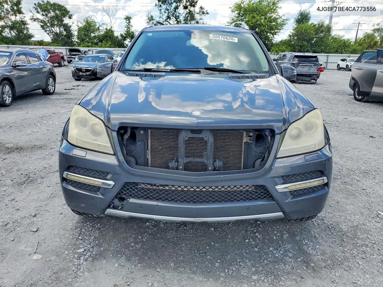 2012 Mercedes-Benz Gl 450 4Matic VIN: 4JGBF7BE4CA773556 Lot: 59676626