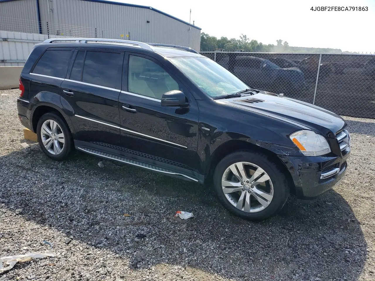 2012 Mercedes-Benz Gl 350 Bluetec VIN: 4JGBF2FE8CA791863 Lot: 60224996