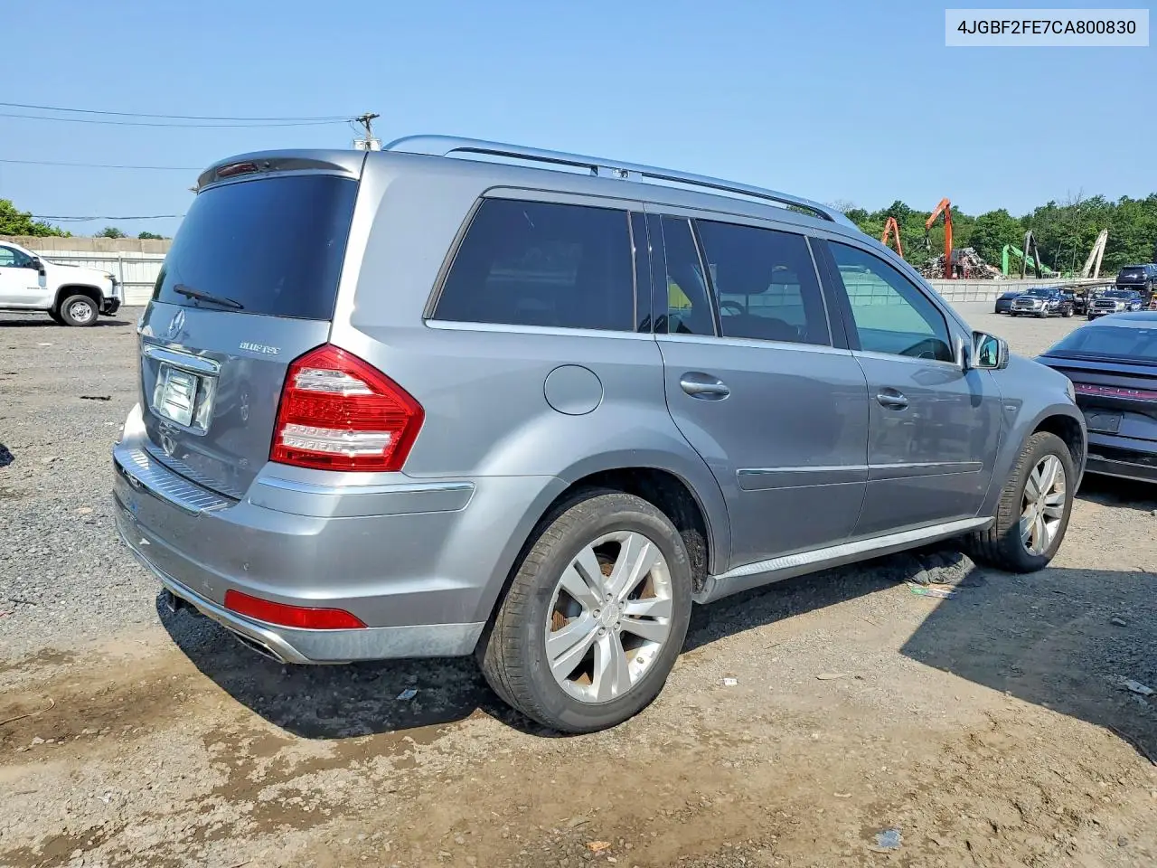 2012 Mercedes-Benz Gl 350 Bluetec VIN: 4JGBF2FE7CA800830 Lot: 62266556