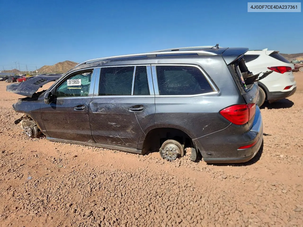 2013 Mercedes-Benz Gl 450 4Matic VIN: 4JGDF7CE4DA237361 Lot: 56159606