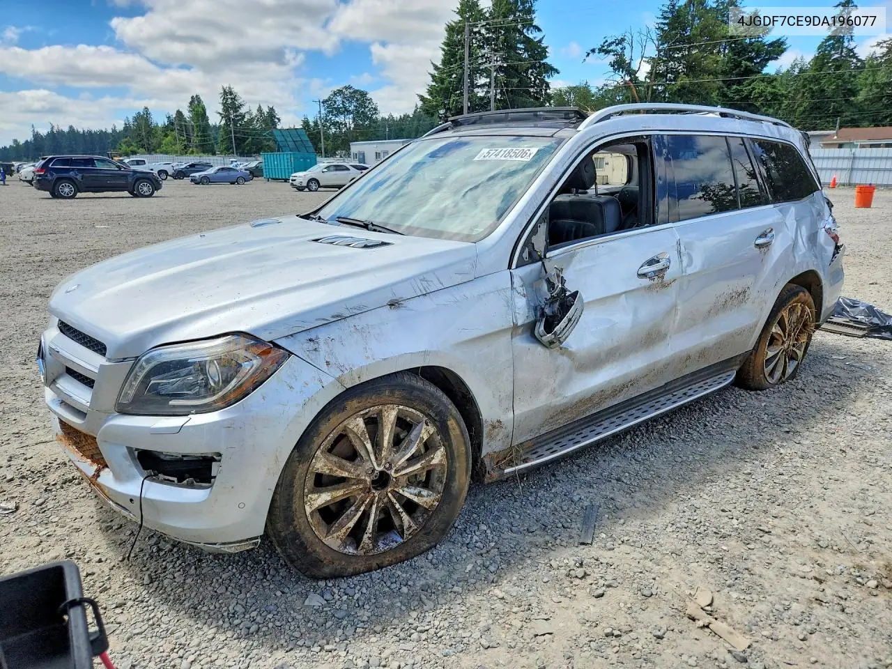 2013 Mercedes-Benz Gl 450 4Matic VIN: 4JGDF7CE9DA196077 Lot: 57418506