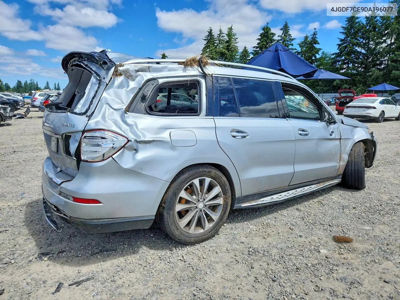 2013 Mercedes-Benz Gl 450 4Matic VIN: 4JGDF7CE9DA196077 Lot: 57418506