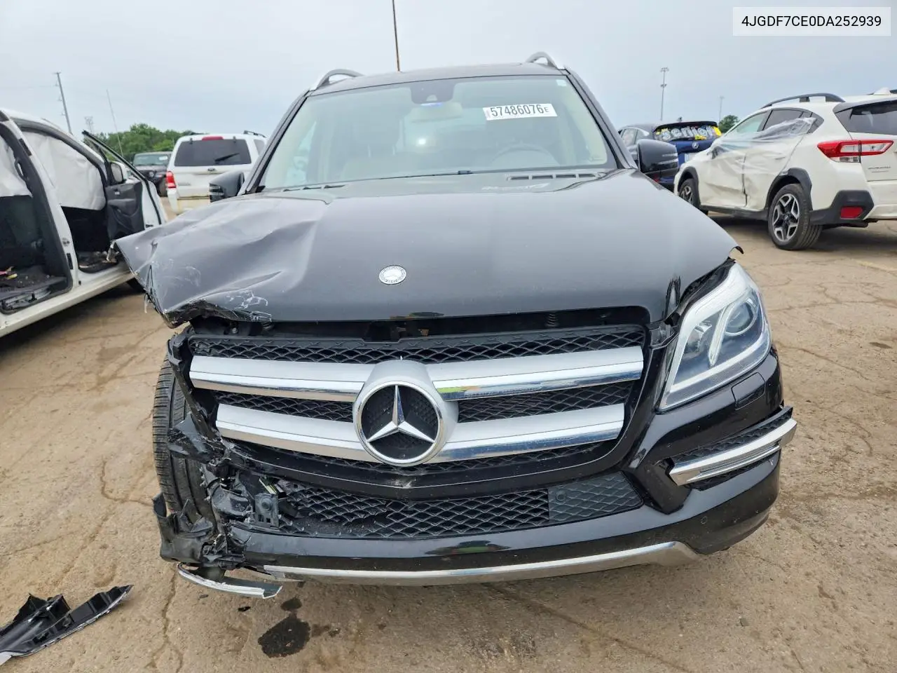 2013 Mercedes-Benz Gl 450 4Matic VIN: 4JGDF7CE0DA252939 Lot: 57486076