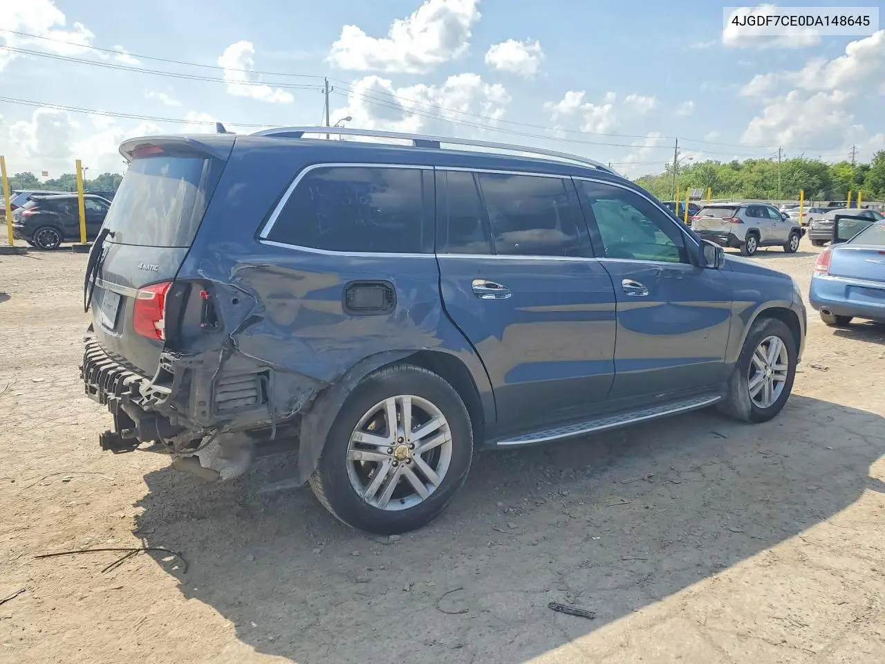 2013 Mercedes-Benz Gl 450 4Matic VIN: 4JGDF7CE0DA148645 Lot: 59245616