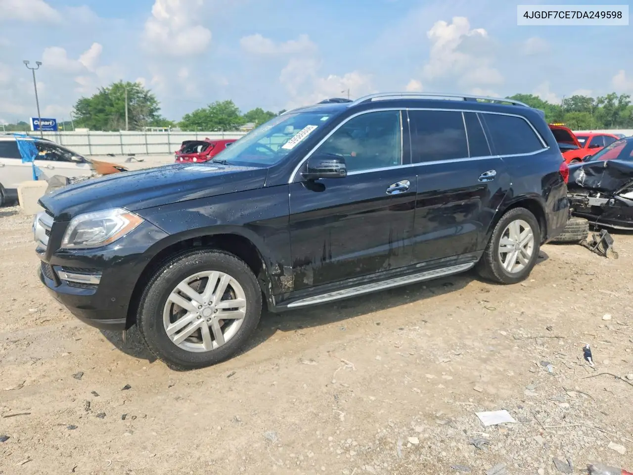 2013 Mercedes-Benz Gl 450 4Matic VIN: 4JGDF7CE7DA249598 Lot: 59586606