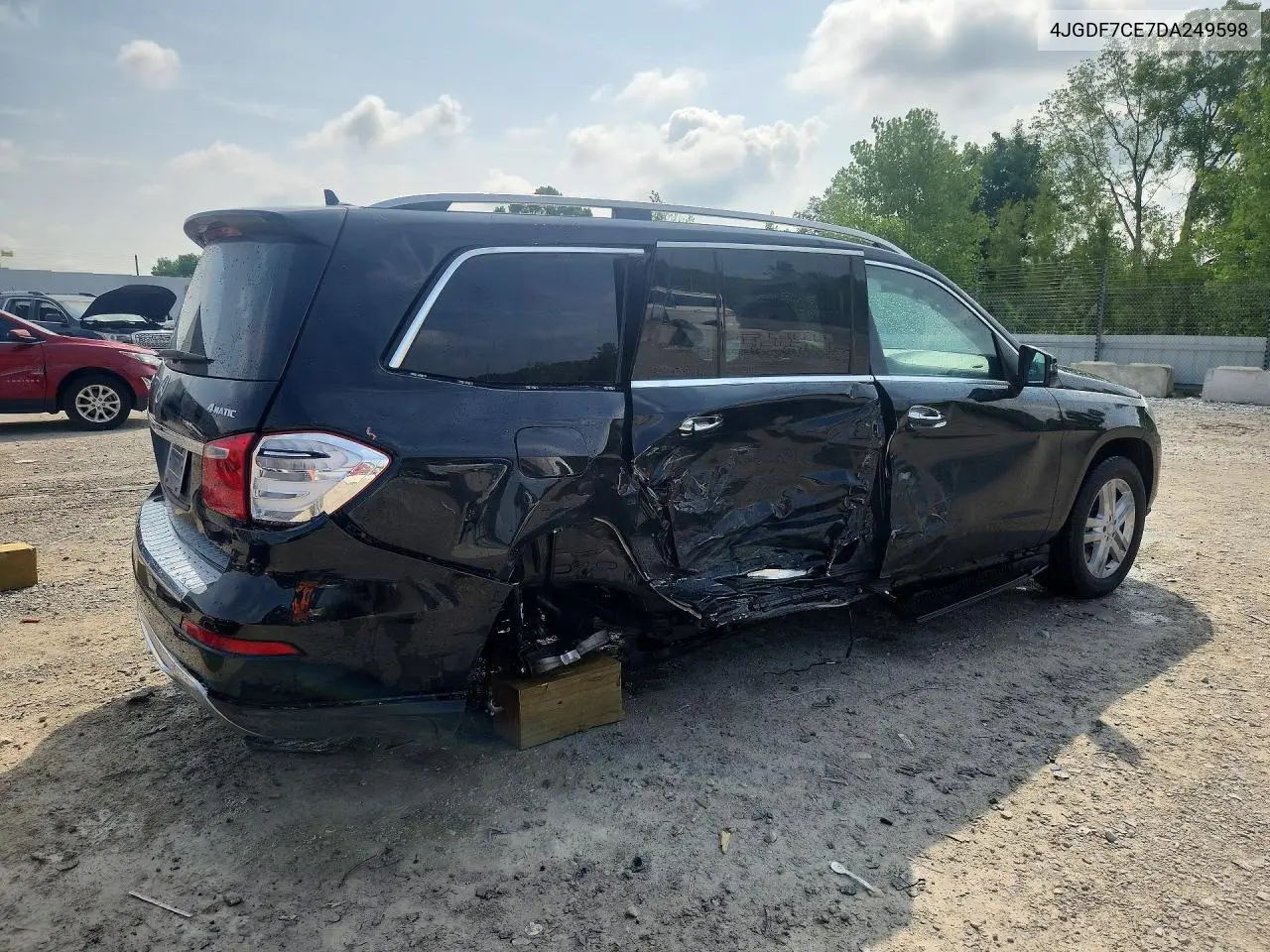 2013 Mercedes-Benz Gl 450 4Matic VIN: 4JGDF7CE7DA249598 Lot: 59586606