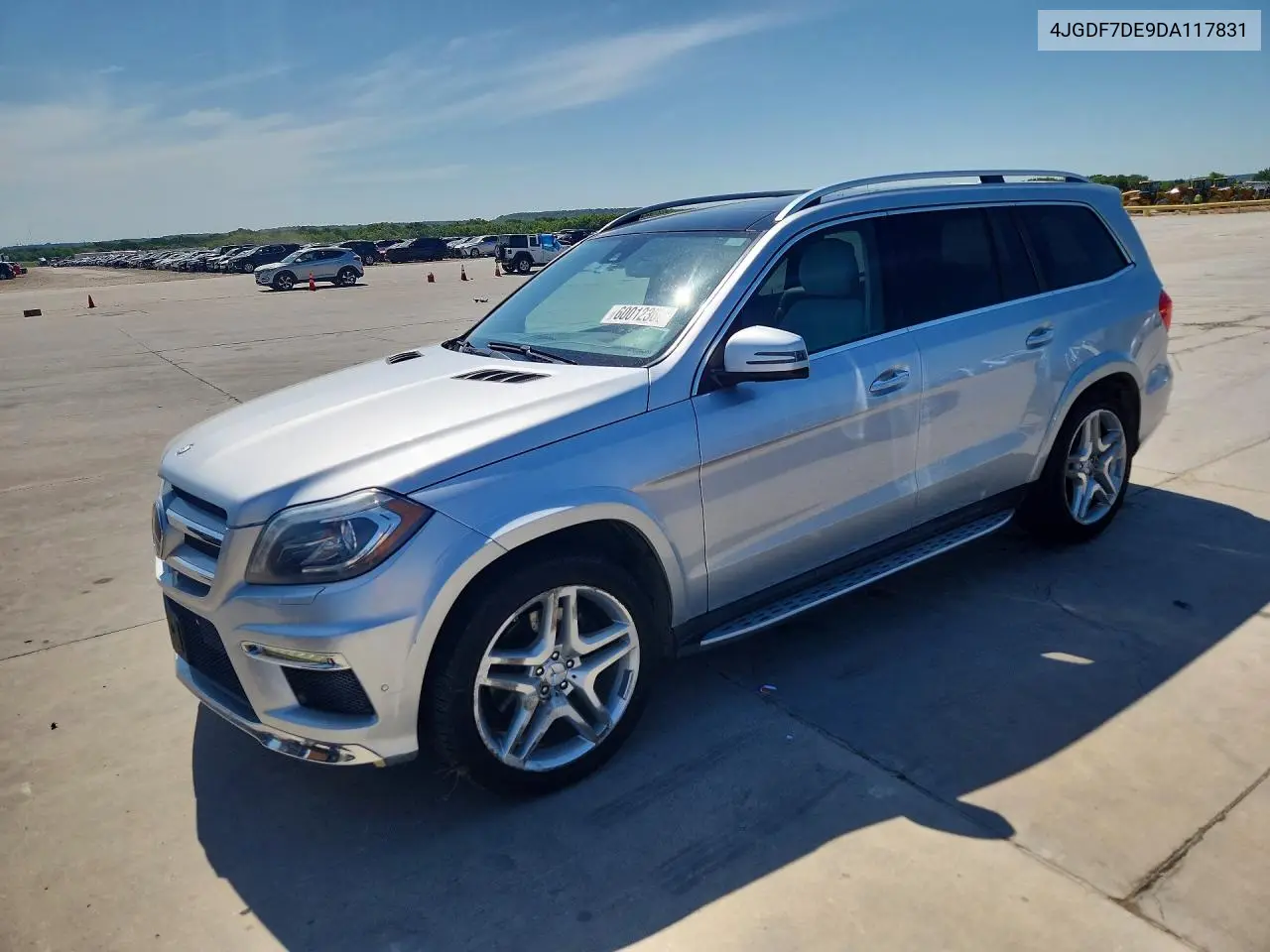 2013 Mercedes-Benz Gl 550 4Matic VIN: 4JGDF7DE9DA117831 Lot: 60012366