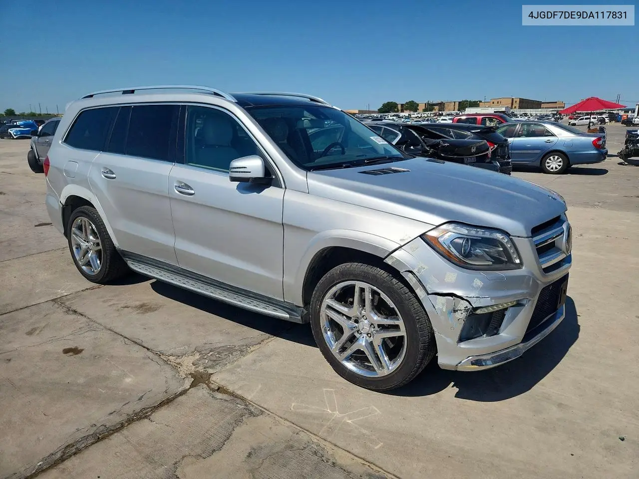 2013 Mercedes-Benz Gl 550 4Matic VIN: 4JGDF7DE9DA117831 Lot: 60012366