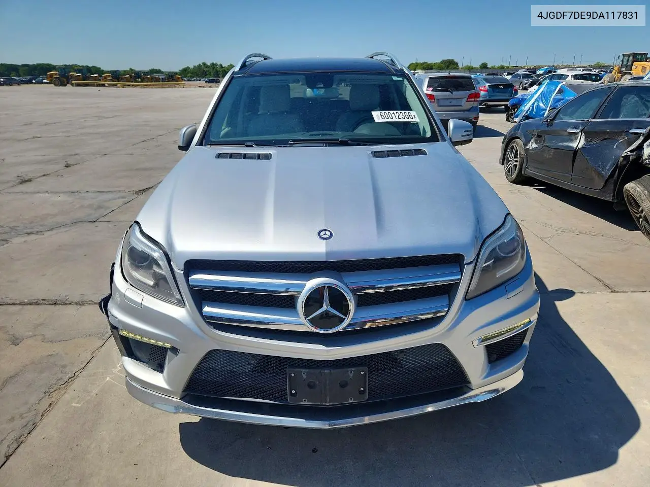 2013 Mercedes-Benz Gl 550 4Matic VIN: 4JGDF7DE9DA117831 Lot: 60012366