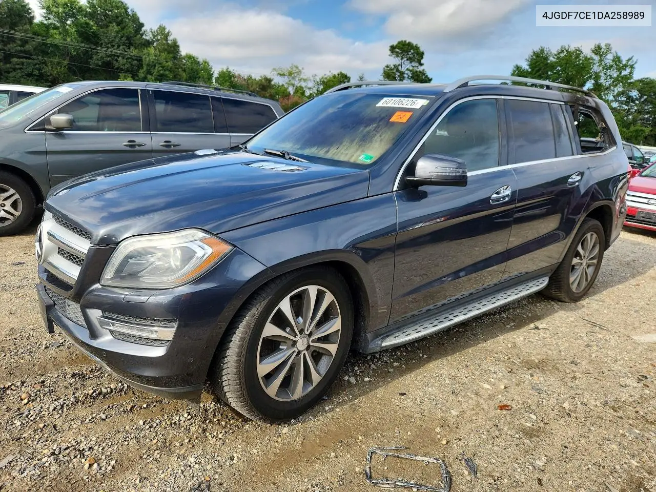 2013 Mercedes-Benz Gl 450 4Matic VIN: 4JGDF7CE1DA258989 Lot: 60106226