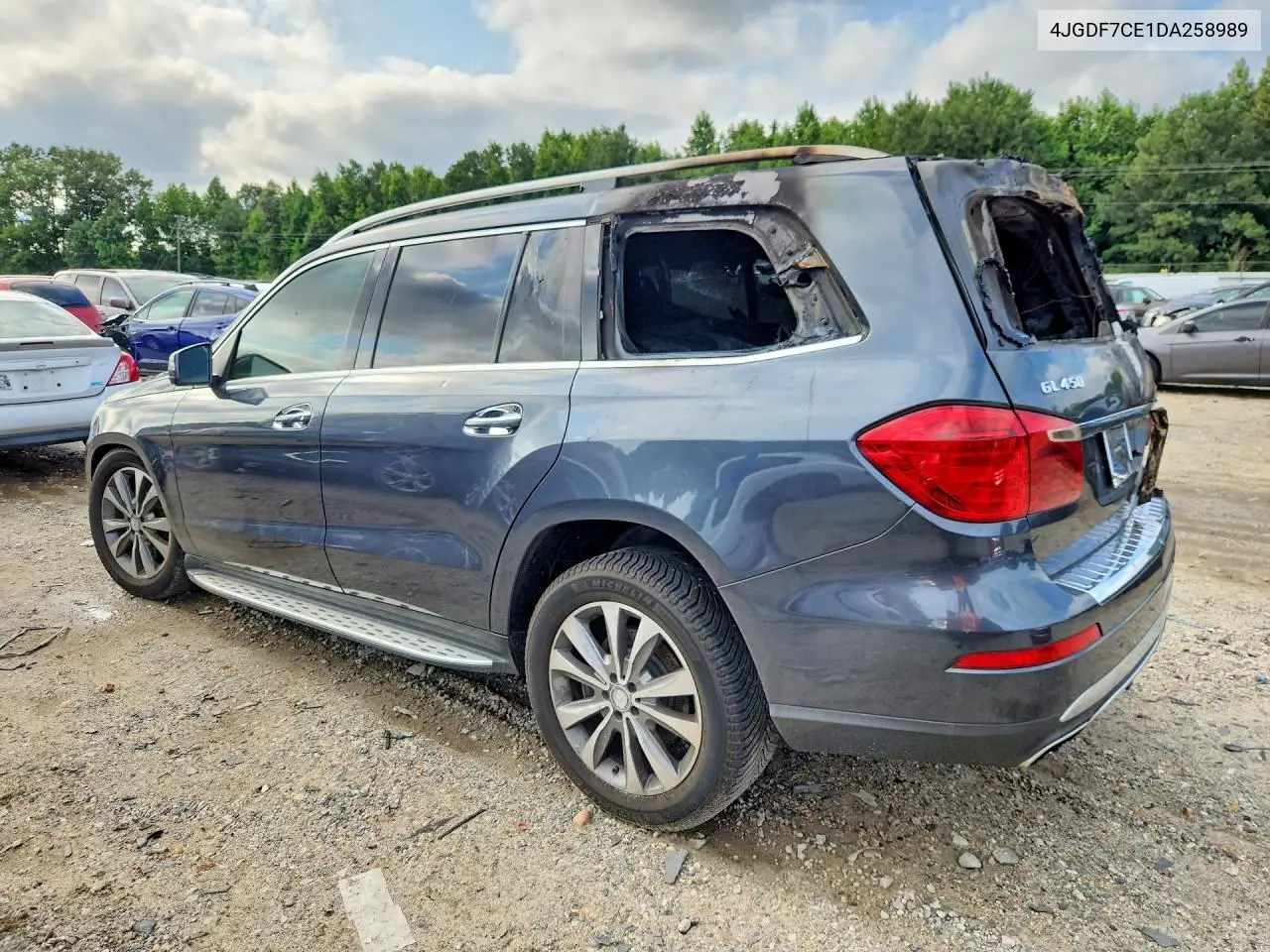 2013 Mercedes-Benz Gl 450 4Matic VIN: 4JGDF7CE1DA258989 Lot: 60106226