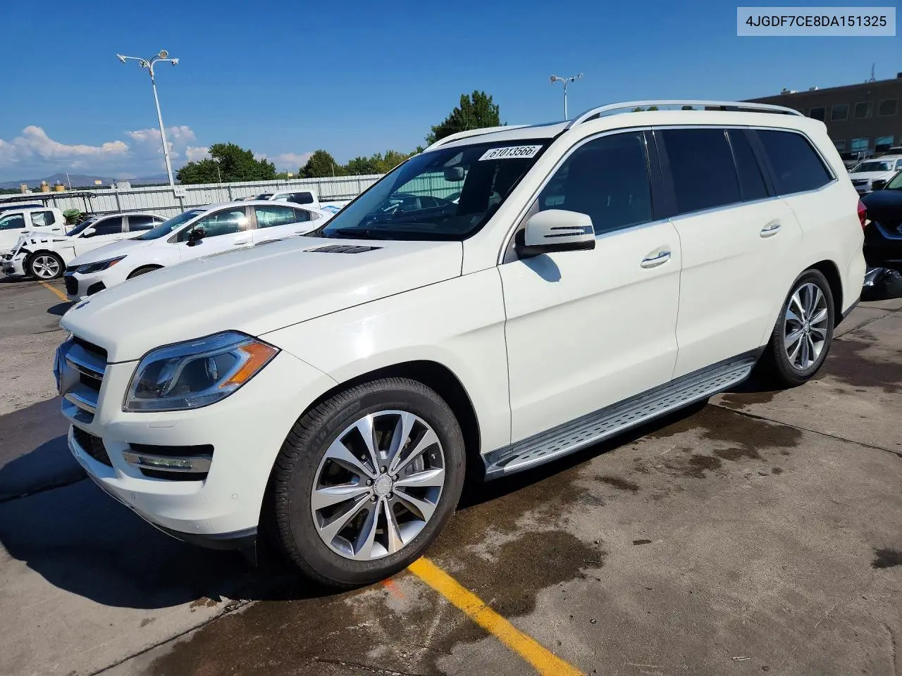 2013 Mercedes-Benz Gl 450 4Matic VIN: 4JGDF7CE8DA151325 Lot: 61013566