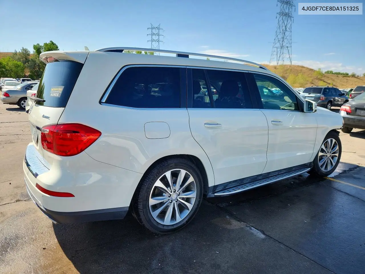 2013 Mercedes-Benz Gl 450 4Matic VIN: 4JGDF7CE8DA151325 Lot: 61013566