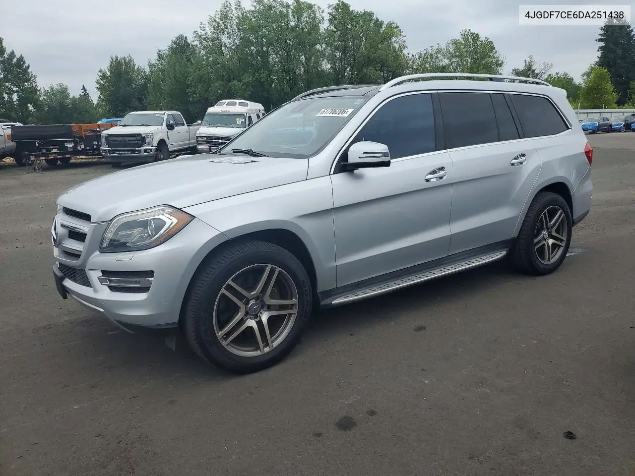 2013 Mercedes-Benz Gl 450 4Matic VIN: 4JGDF7CE6DA251438 Lot: 61706206