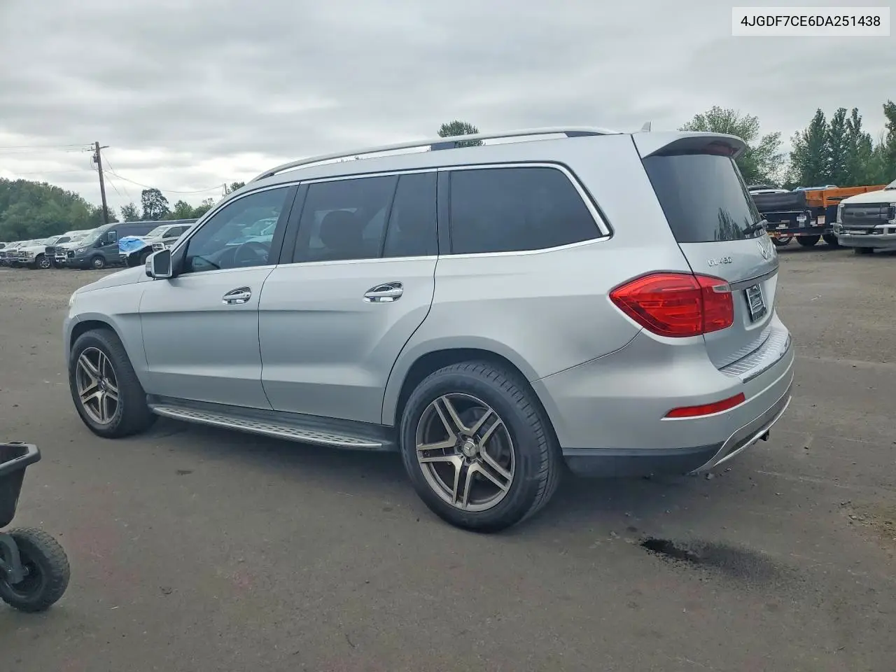 2013 Mercedes-Benz Gl 450 4Matic VIN: 4JGDF7CE6DA251438 Lot: 61706206
