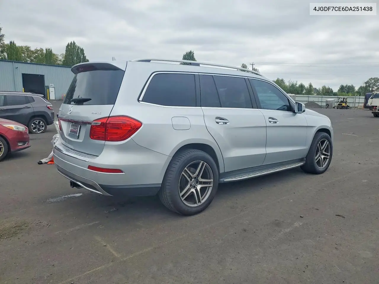2013 Mercedes-Benz Gl 450 4Matic VIN: 4JGDF7CE6DA251438 Lot: 61706206
