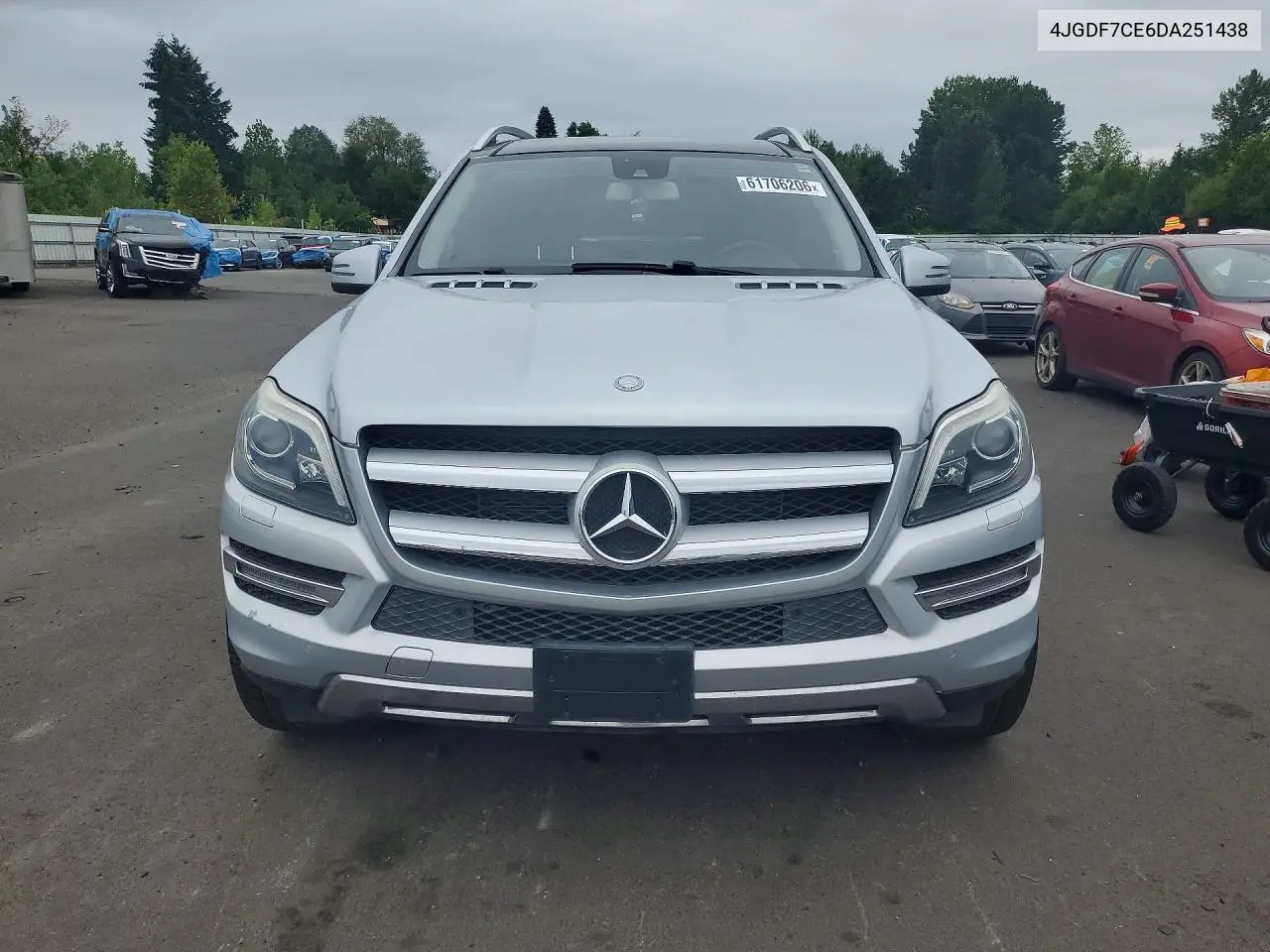2013 Mercedes-Benz Gl 450 4Matic VIN: 4JGDF7CE6DA251438 Lot: 61706206