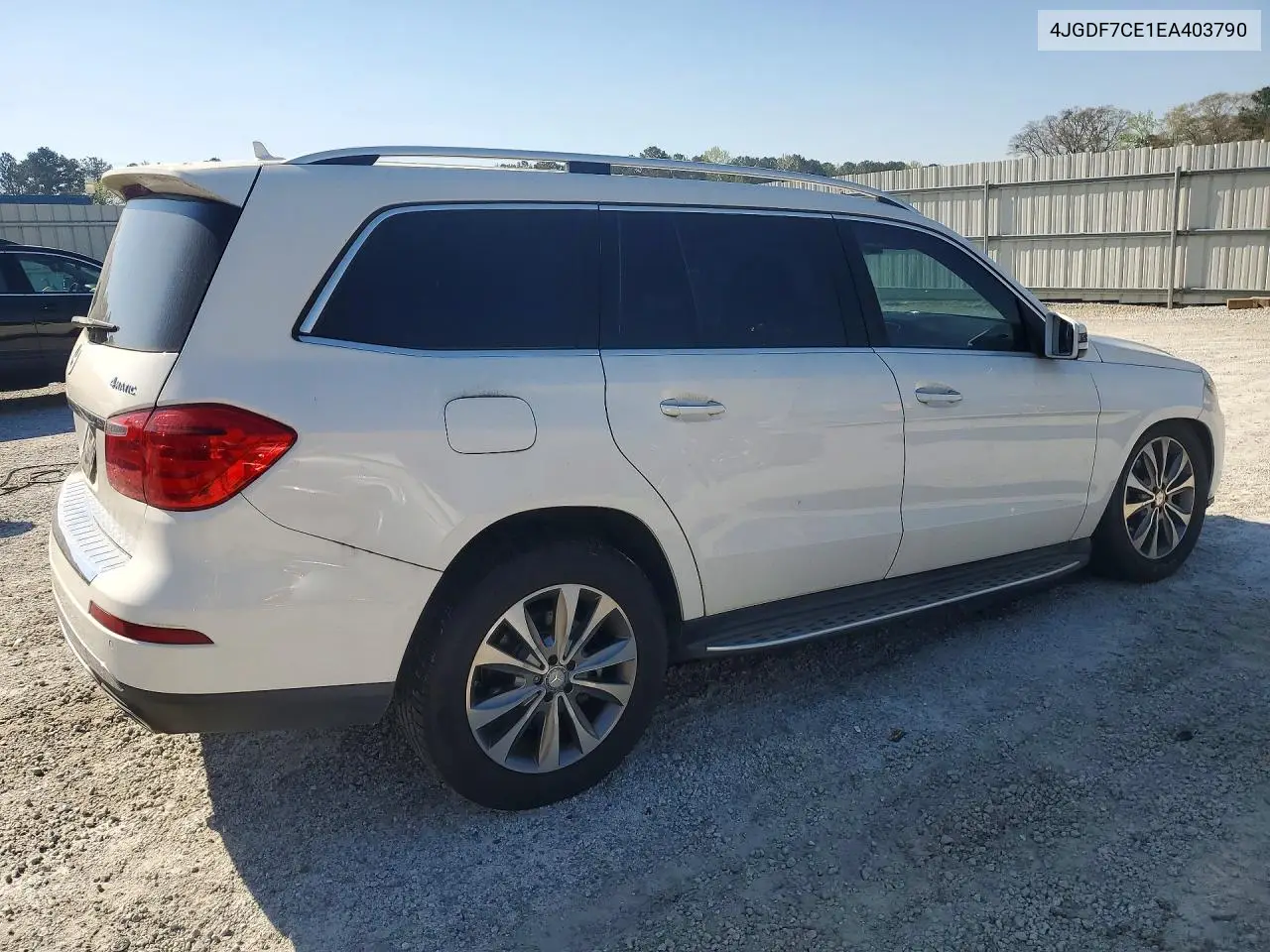 2014 Mercedes-Benz Gl 450 4Matic VIN: 4JGDF7CE1EA403790 Lot: 46918876