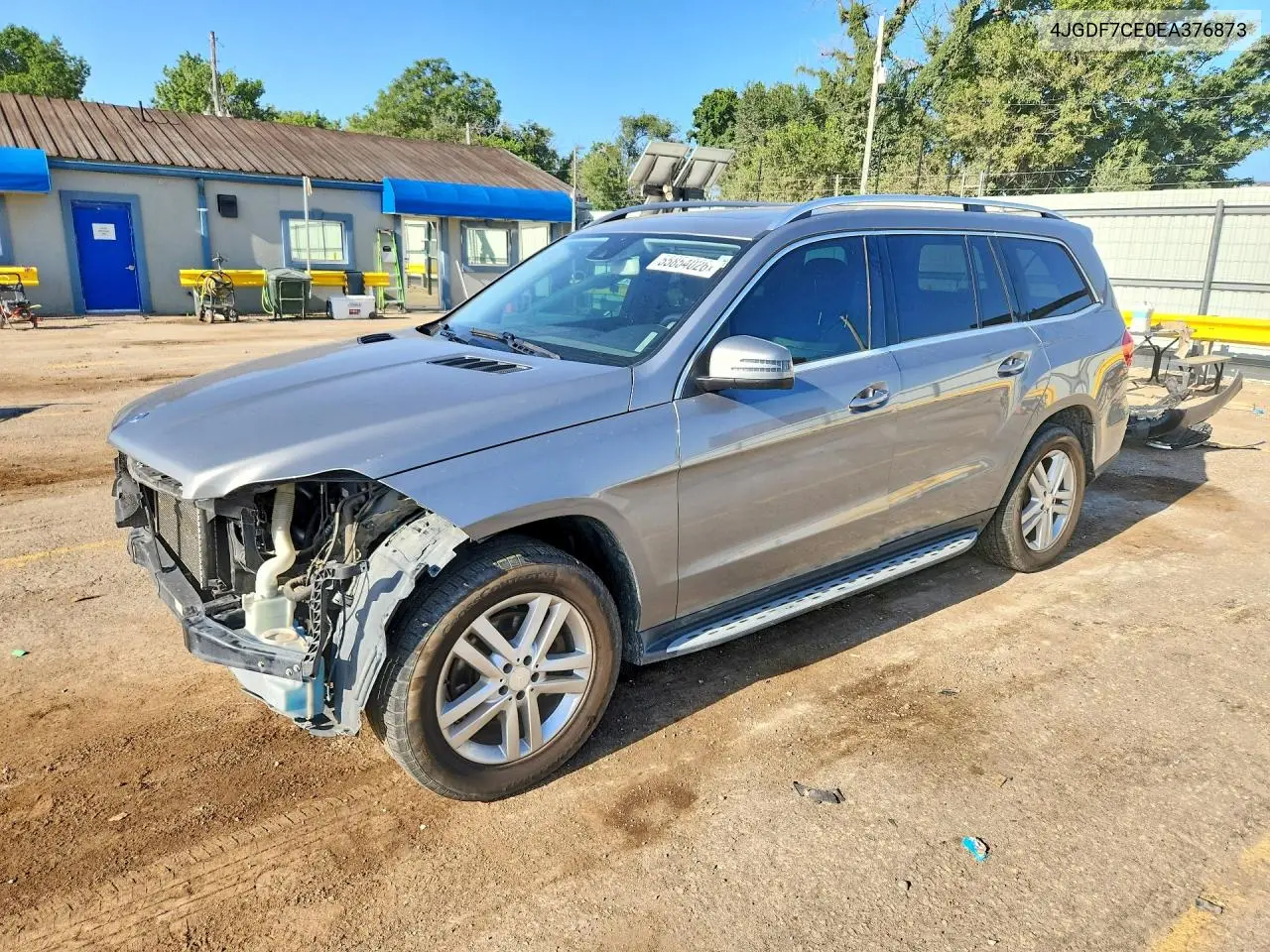 2014 Mercedes-Benz Gl 450 4Matic VIN: 4JGDF7CE0EA376873 Lot: 55854026